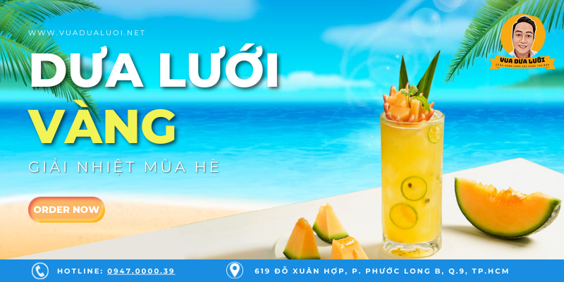 Vua Dưa Lưới - Dưa Lưới Sạch - Giá Dưa Lưới Vàng Chuẩn VIETGAP Dưa dưới vàng giải nhiệt mùa hè - vuadualuoi